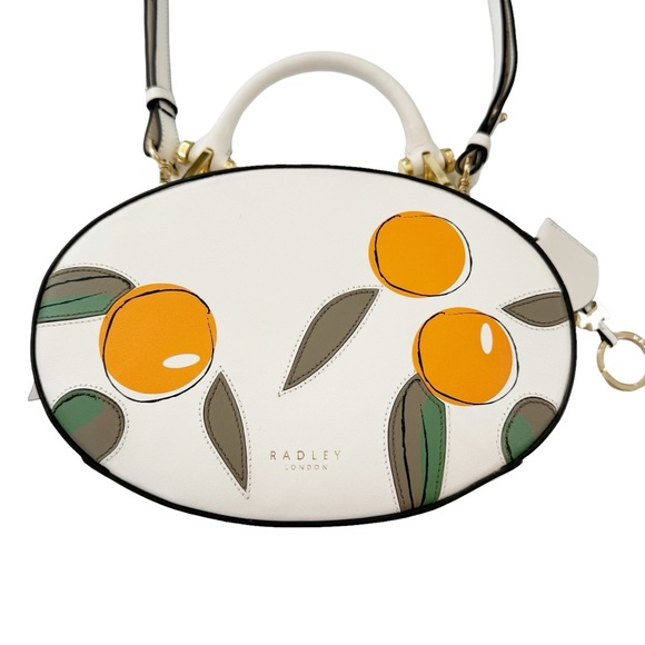 RADLEY LONDON Leather Orange Street Small Zip Around Grab Handbag Shoulder Bag - Picture 4 of 14